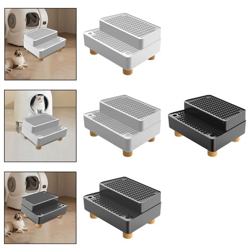 Litter box ramp - litter, with