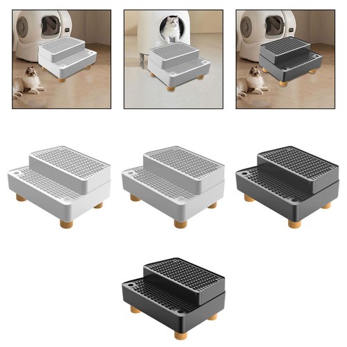 Litter box ramp footboard - litter,