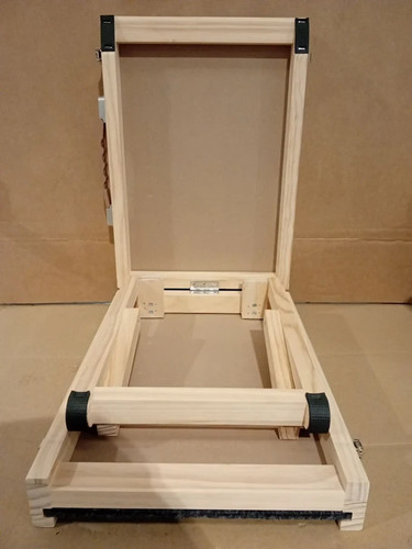 Portable folding wooden dog - portable,