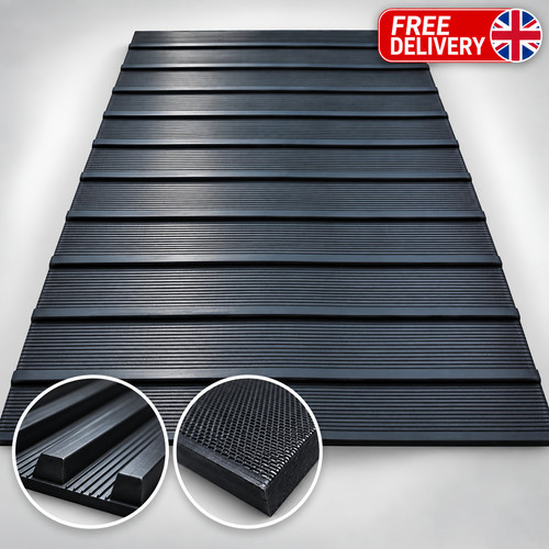 Rubber horsebox trailer ramp - horsebox,