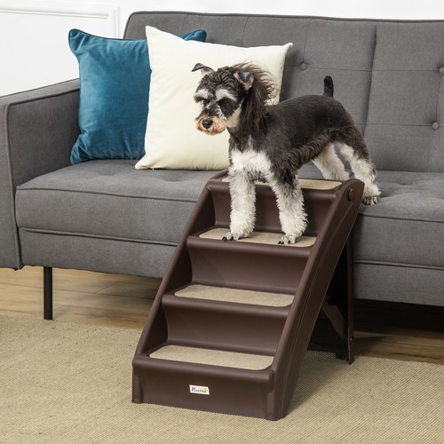 Foldable four step pet - pet, stairs
