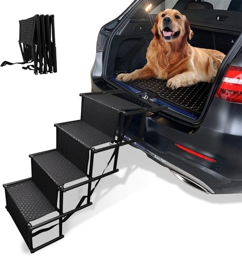Pet dog cat stairs - 4, folding